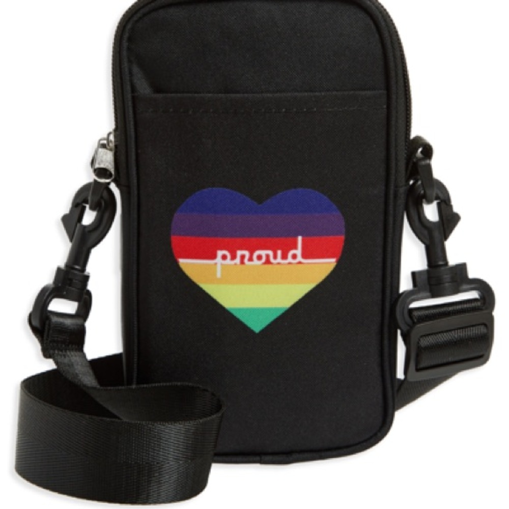 THE PHLUID PROJECT
Pride Crossbody Bag In Black Rainbow